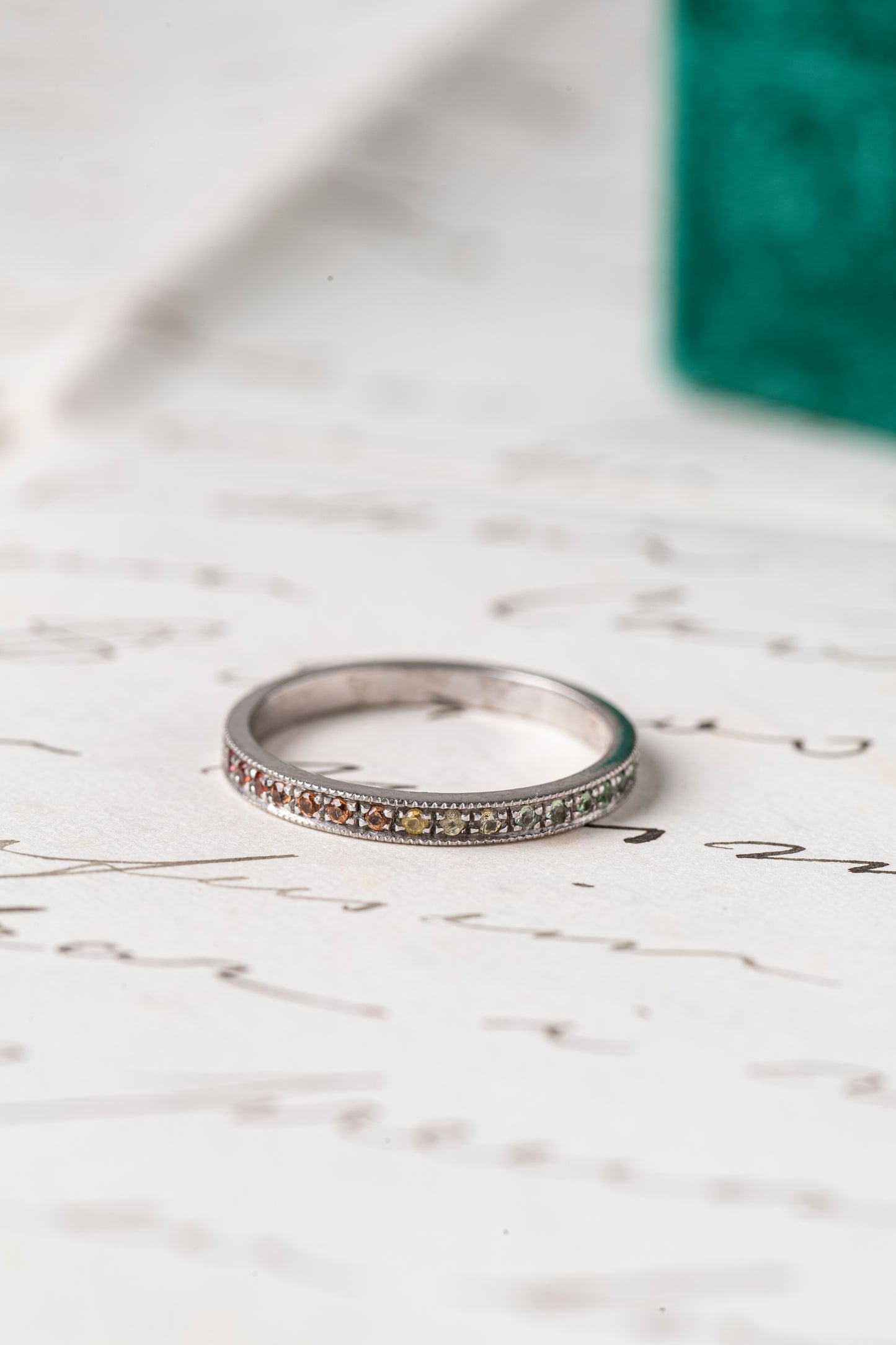 Anillo Sinfin Rainbow Ruleteado