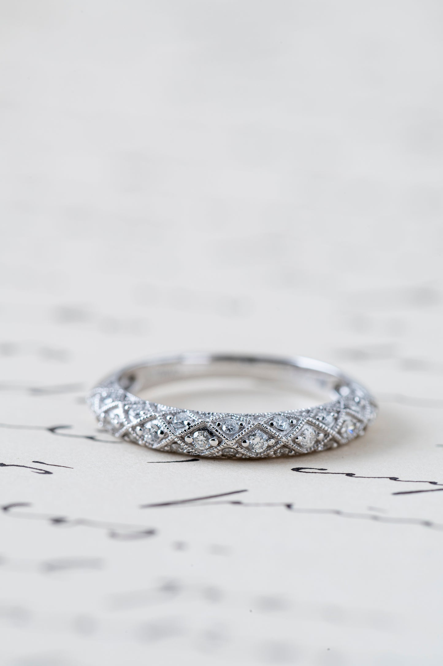 Anillo Ruleteado Diamantes