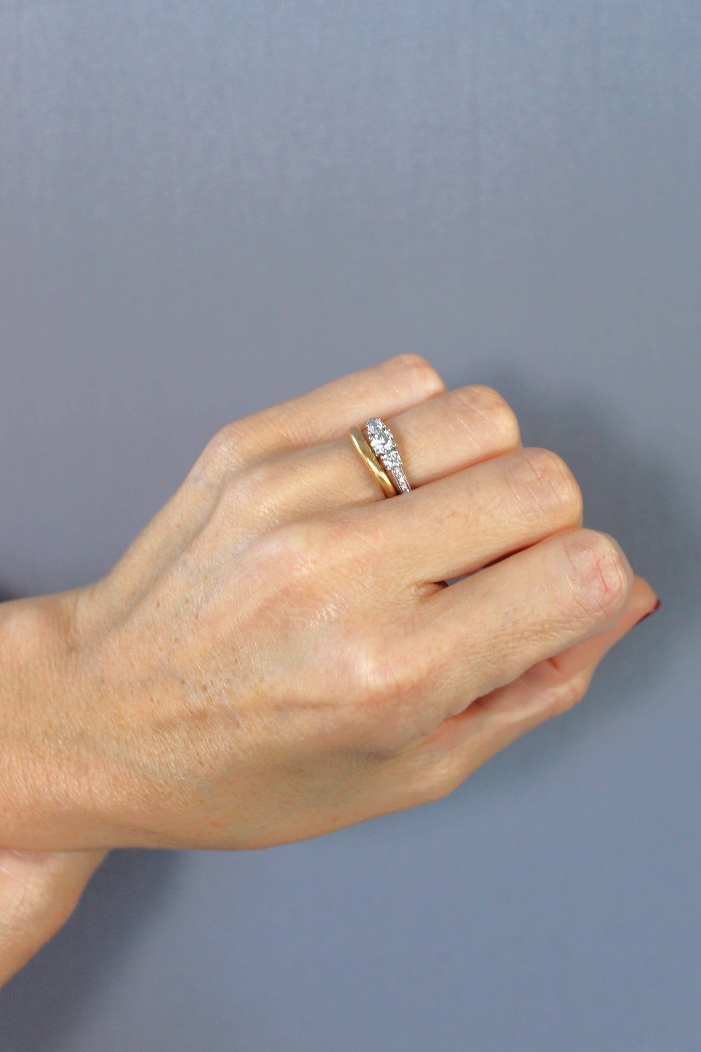 Anillo Tricillo Diamantes