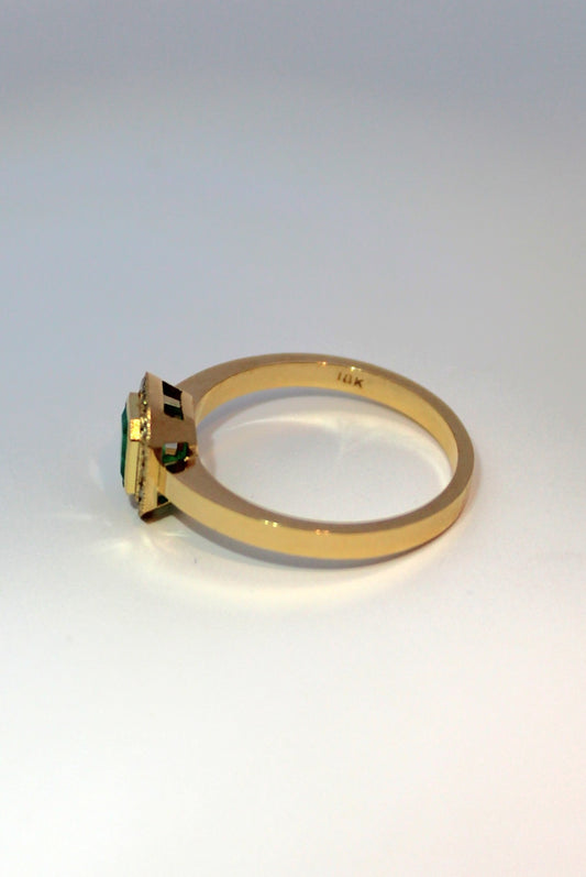 Anillo Esmeralda Halo