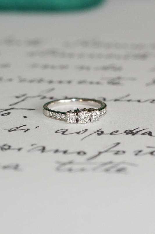 Anillo Tricillo Platino
