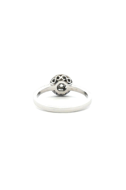 Anillo Halo Diamantes