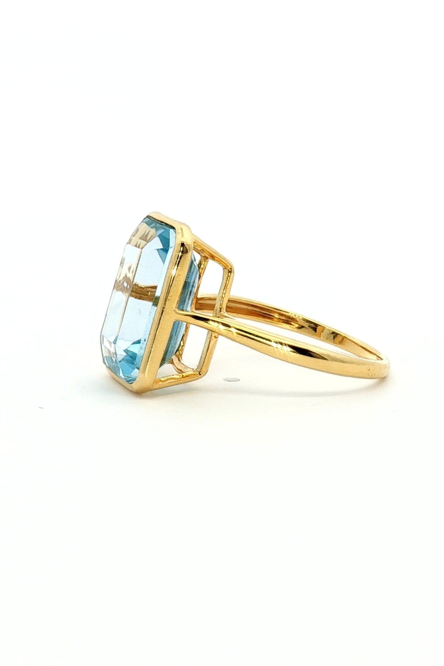 Anillo Maxi Topacio Celeste