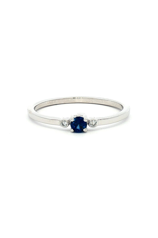 Tricillo Zafiro y Diamantes Mini