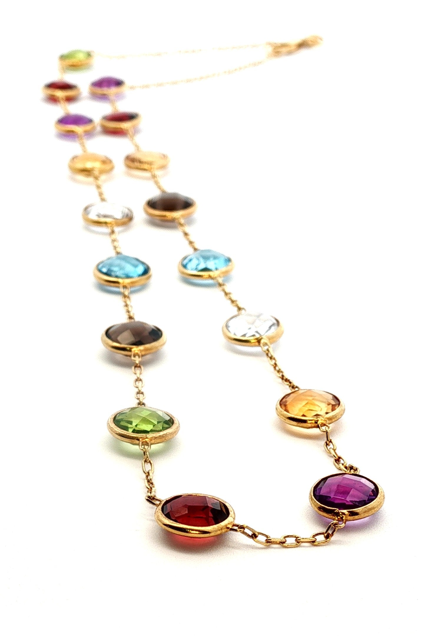 Collar Oro y Turmalinas