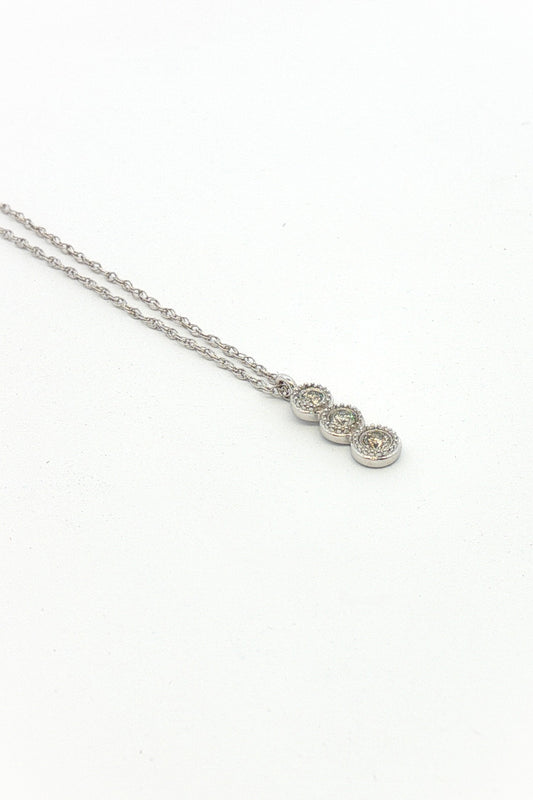 Collar Diamantes Linea Bisel