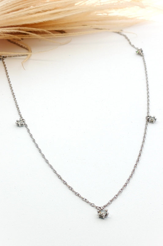 Collar Estaciones 5 Diamantes