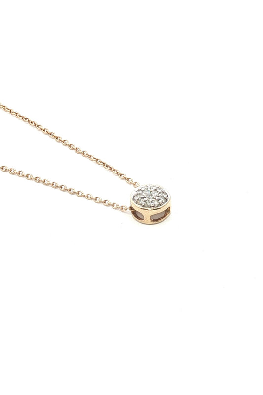 Collar Punto de Luz Cluster Diamantes