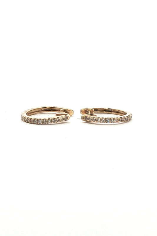 Aros Argollas Diamantes M