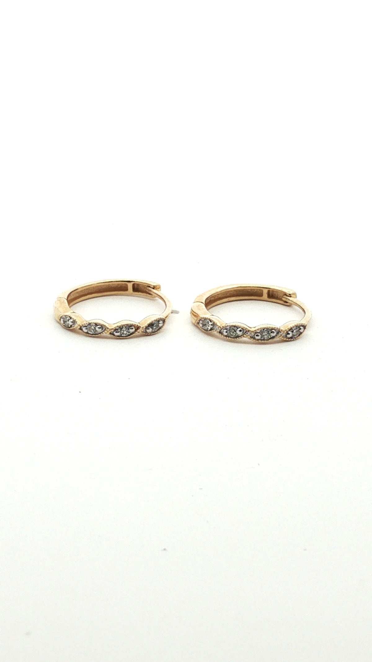 Aros Argolla Ruleteados Diamantes