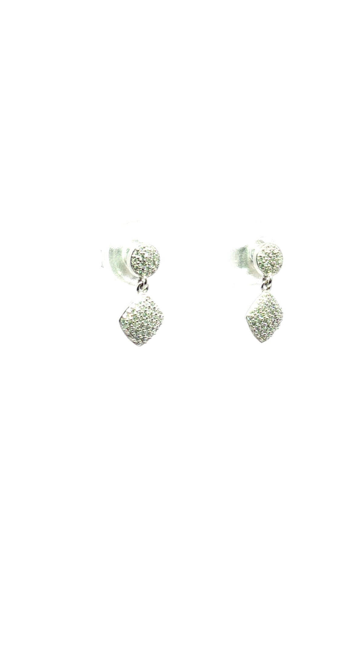 Aros Largos Cojín Pave