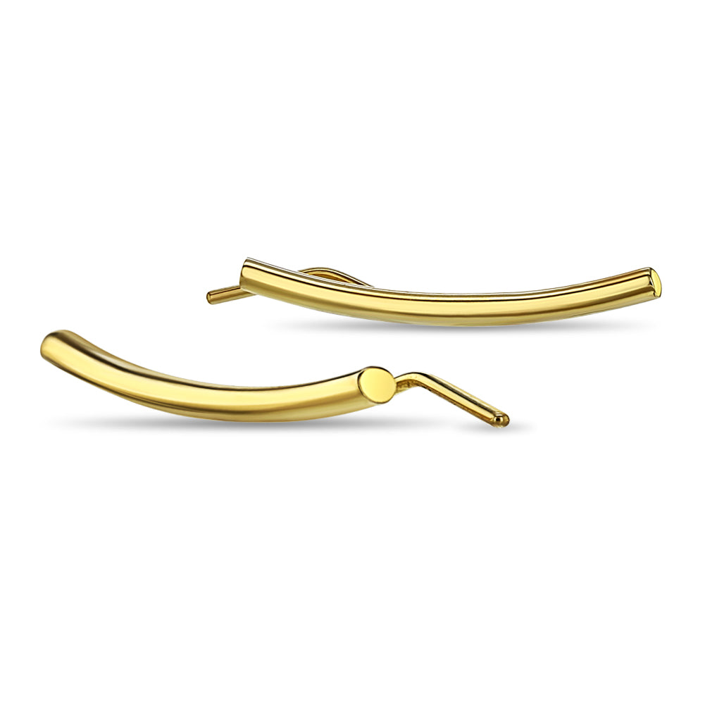 Aros Curved Bar Cuff