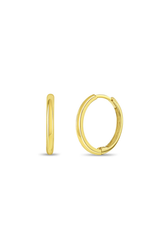 14k Gold The Perfect Tiny Hoop Baby / Toddler / Kids Earrings Hoop - 7mm