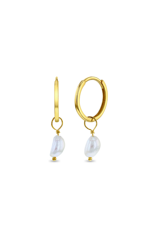 Aros Freshwater Pearl Hoop