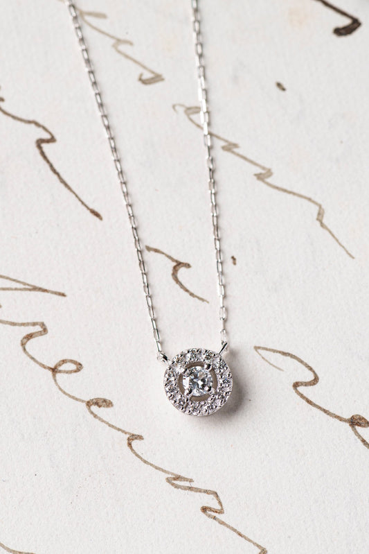 Collar Halo Diamantes 0.11ct