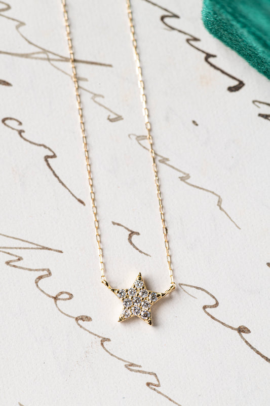 Collar Estrella Diamantes