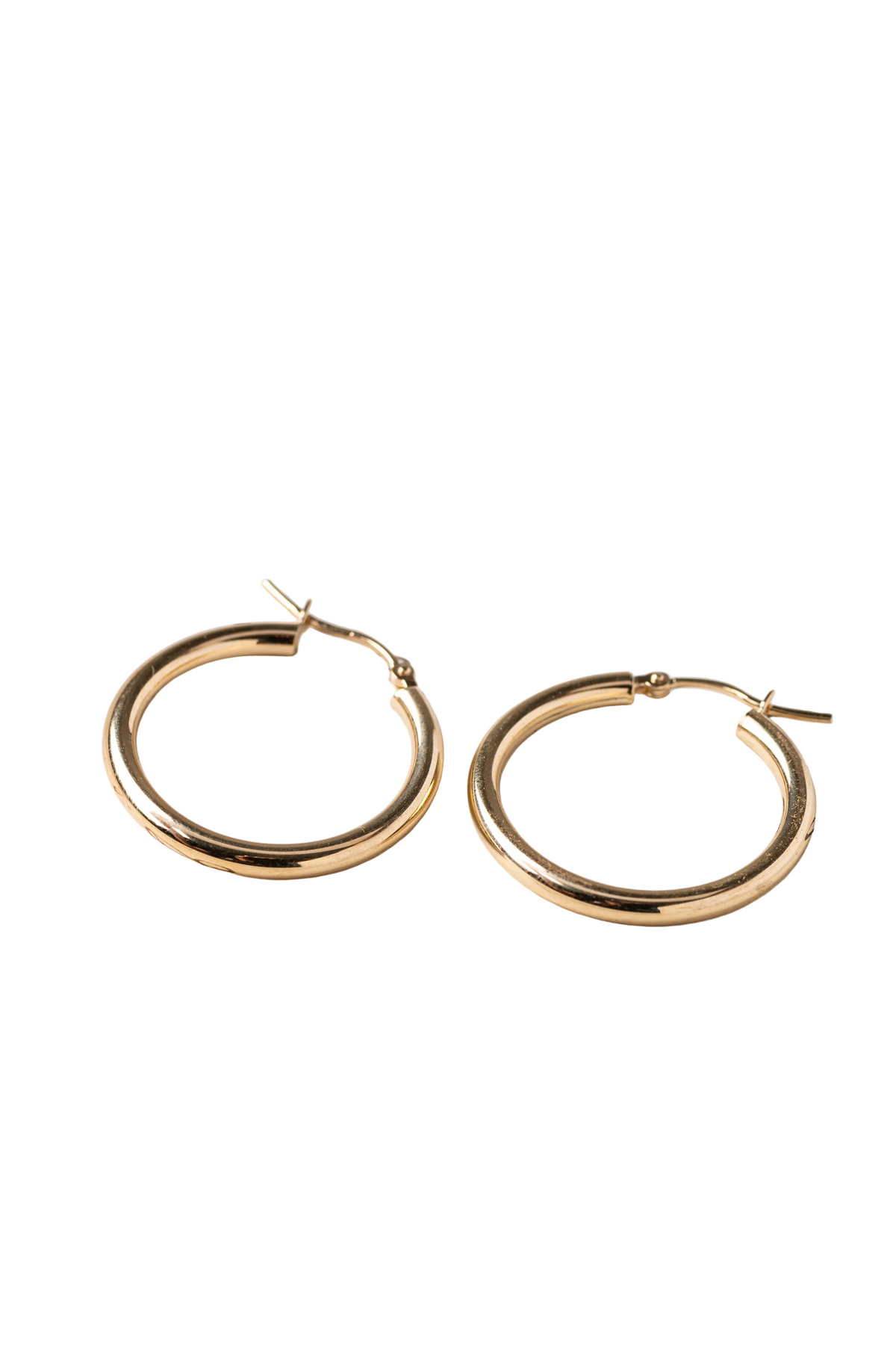 Aros Argolla, Oro Amarillo 3 cm.