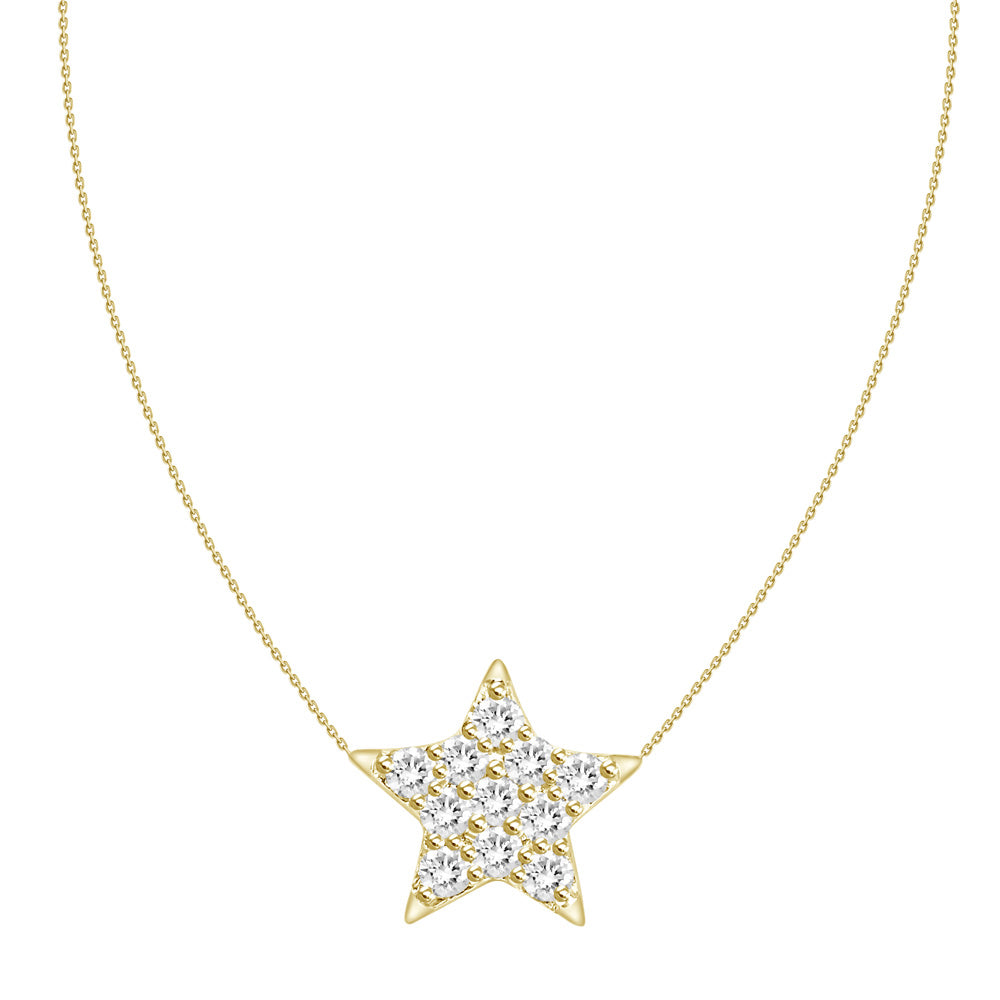 Collar Estrella Diamantes