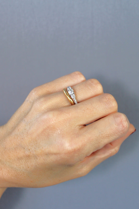 Anillo Tricillo Diamantes