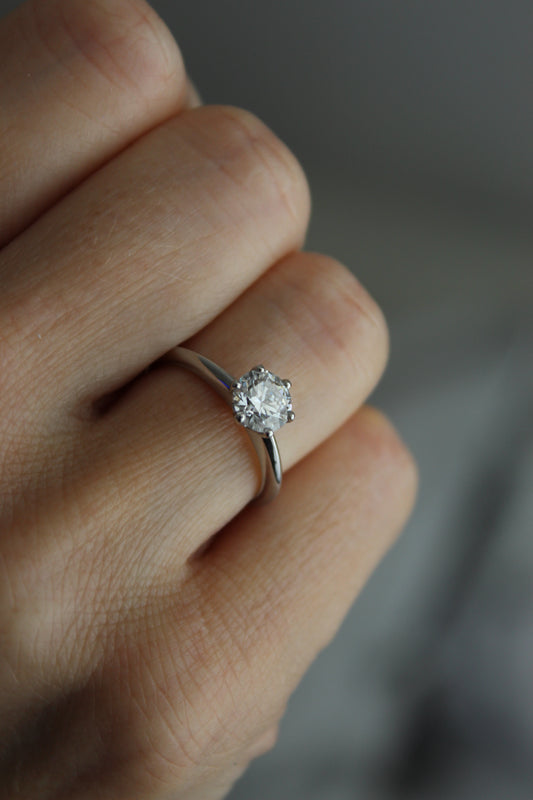 Anillo Diamante Solitario 1.01ct