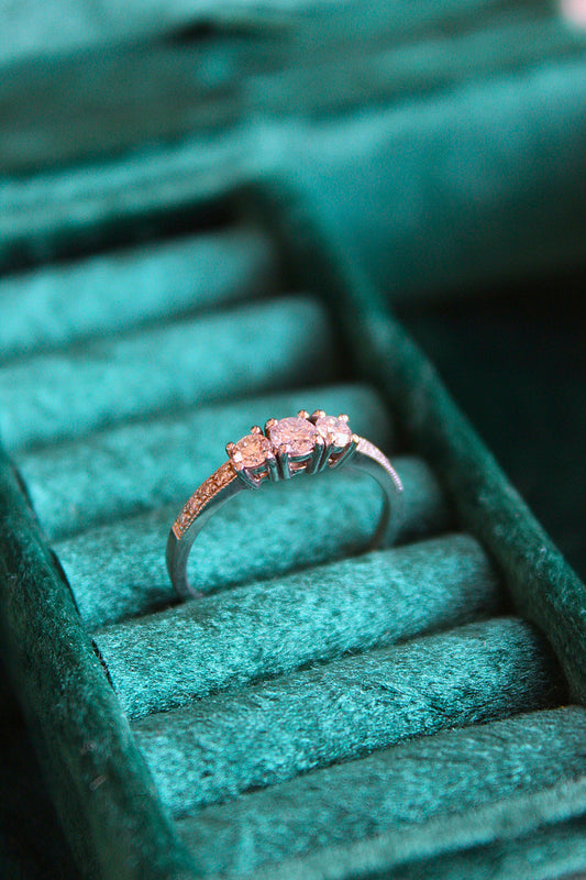 Anillo Tricillo Platino