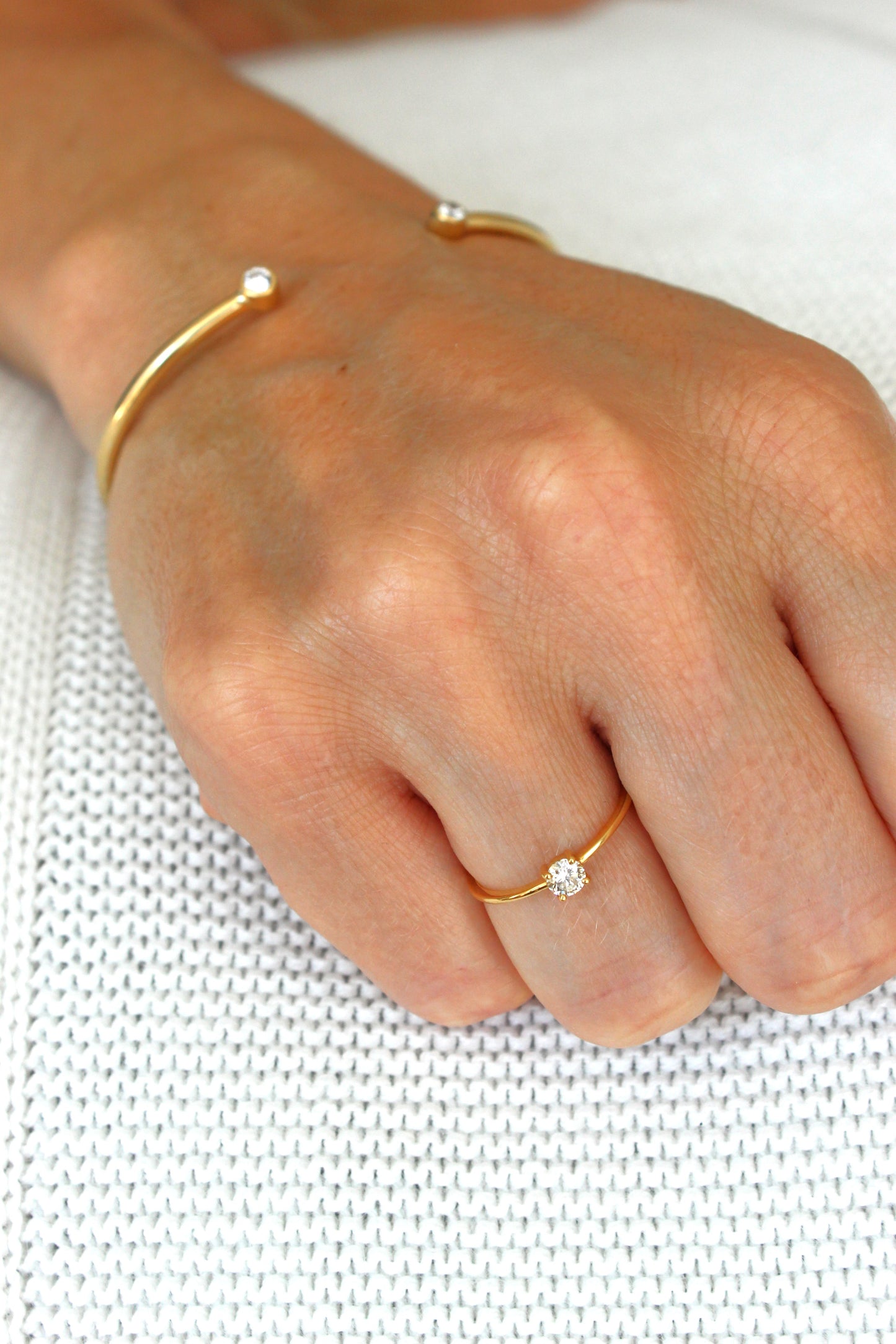Anillo Solitario Grifa 0.20ct