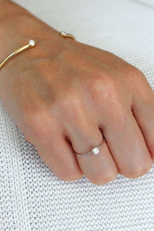 Anillo Solitario Grifa 0.20ct