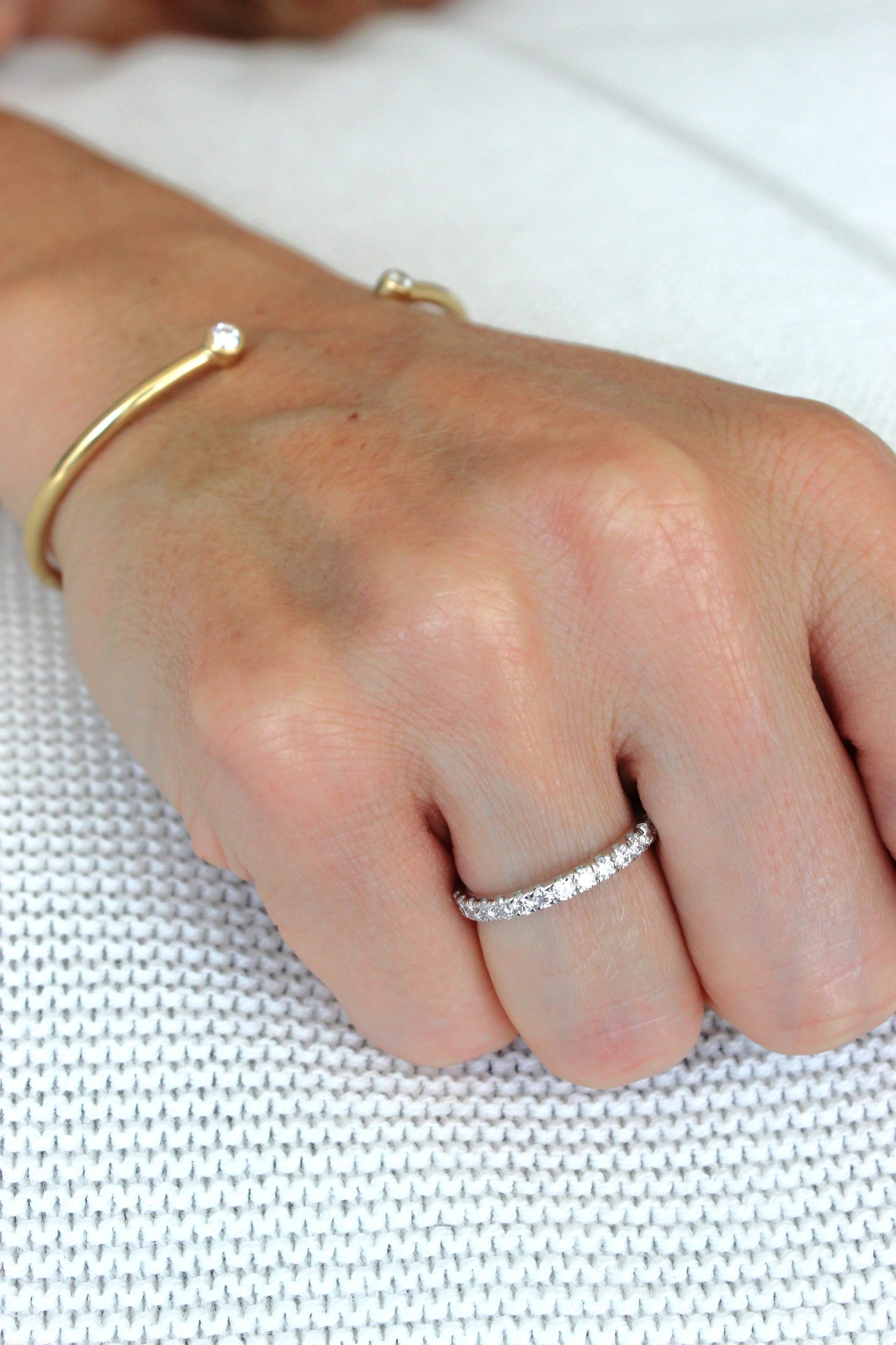 Anillo Cintillo Grifas 0.60ct