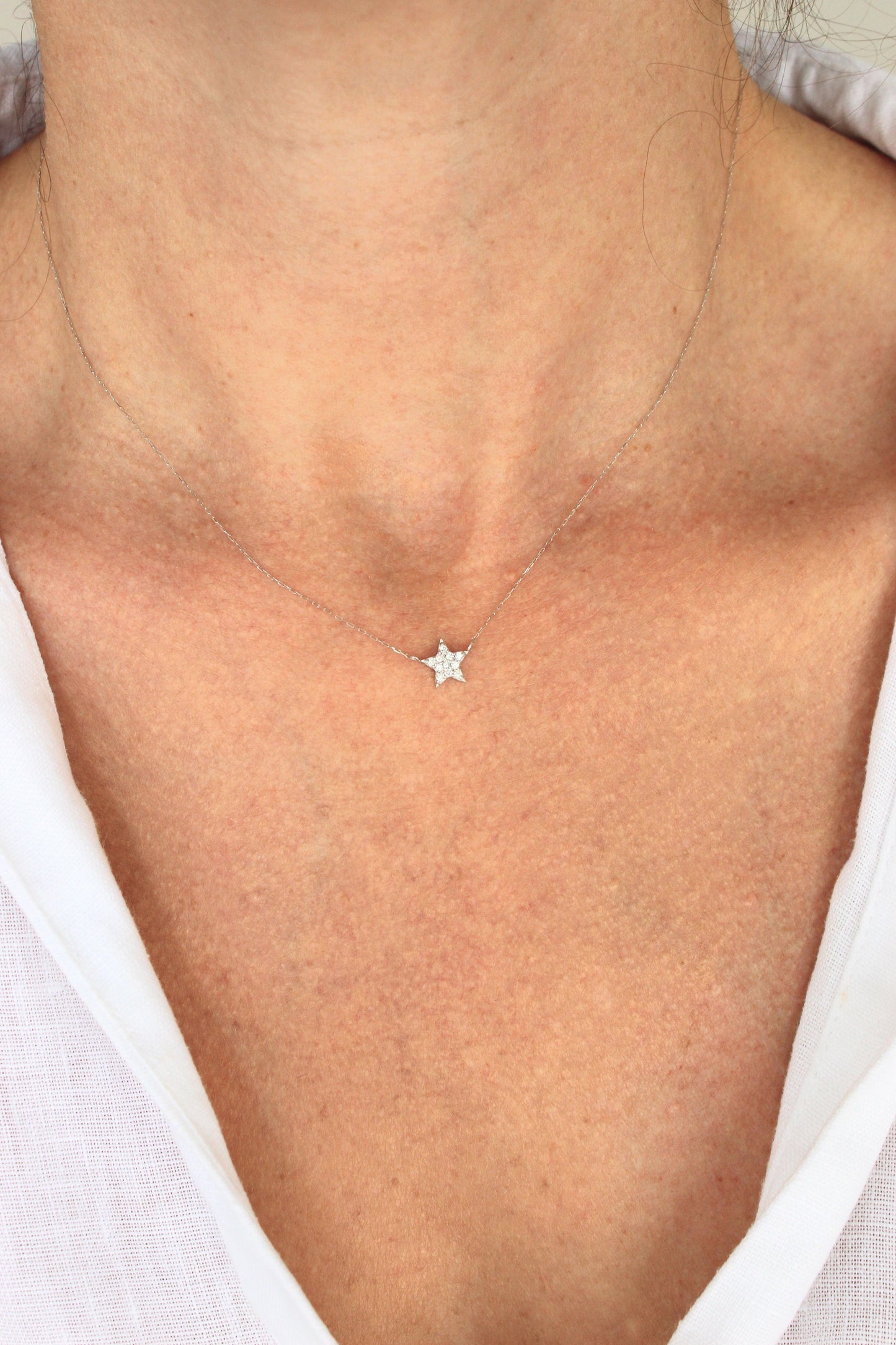 Collar Estrella Diamantes