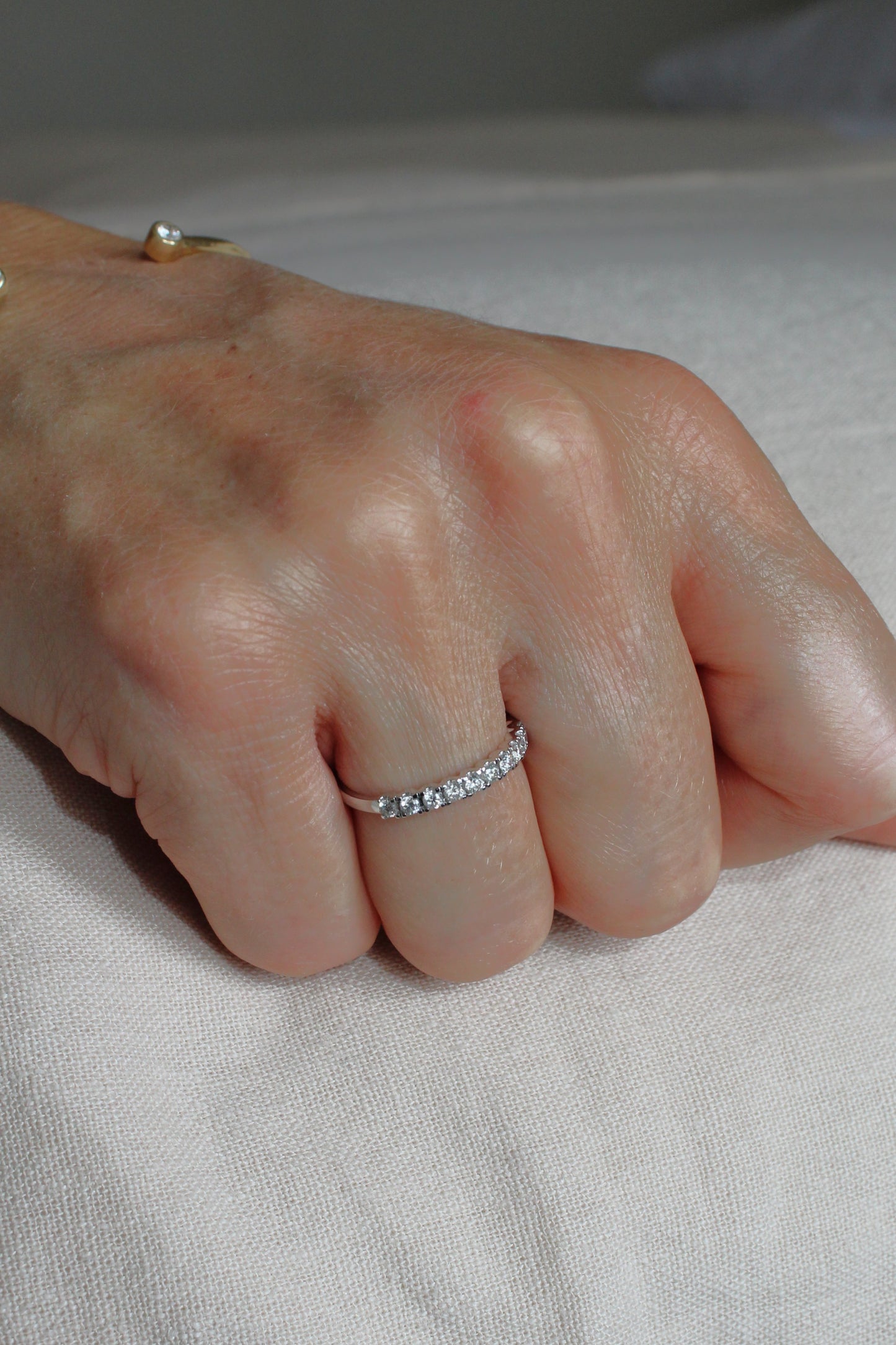 Anillo Cintillo Diamantes 0.35ct