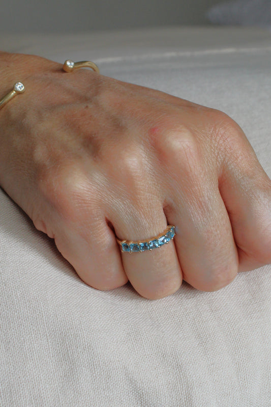 Cintillo Topacio Swiss Blue Princess
