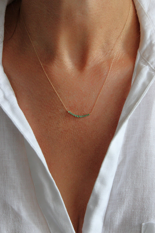 Collar Esmeraldas Degrade