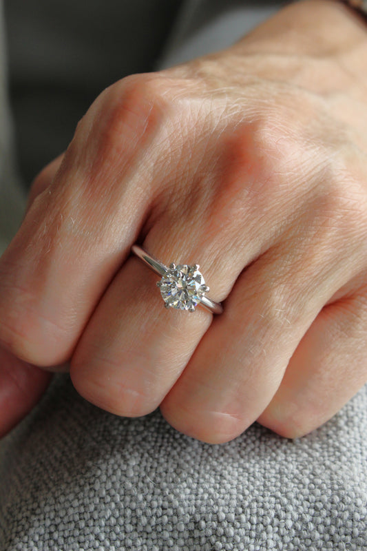Anillo Diamante Solitario