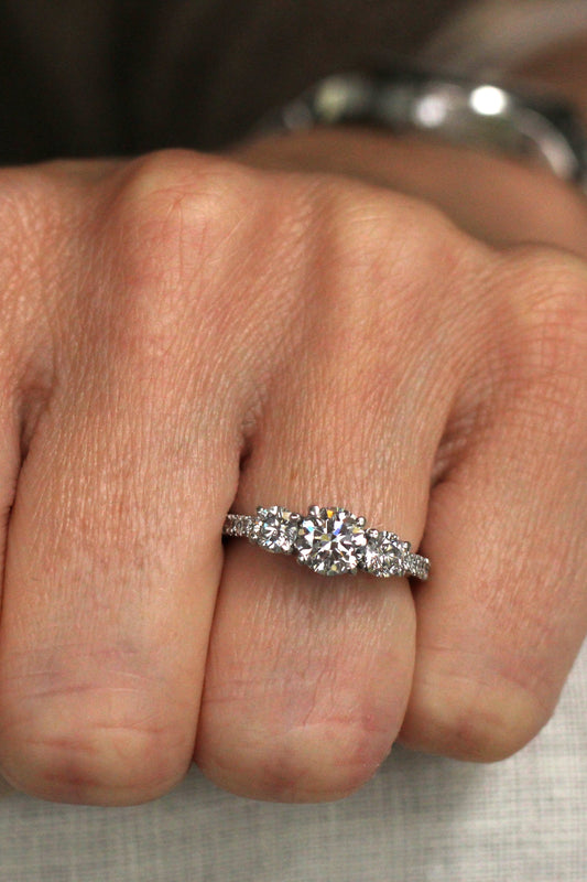 Anillo Tricillo Platino