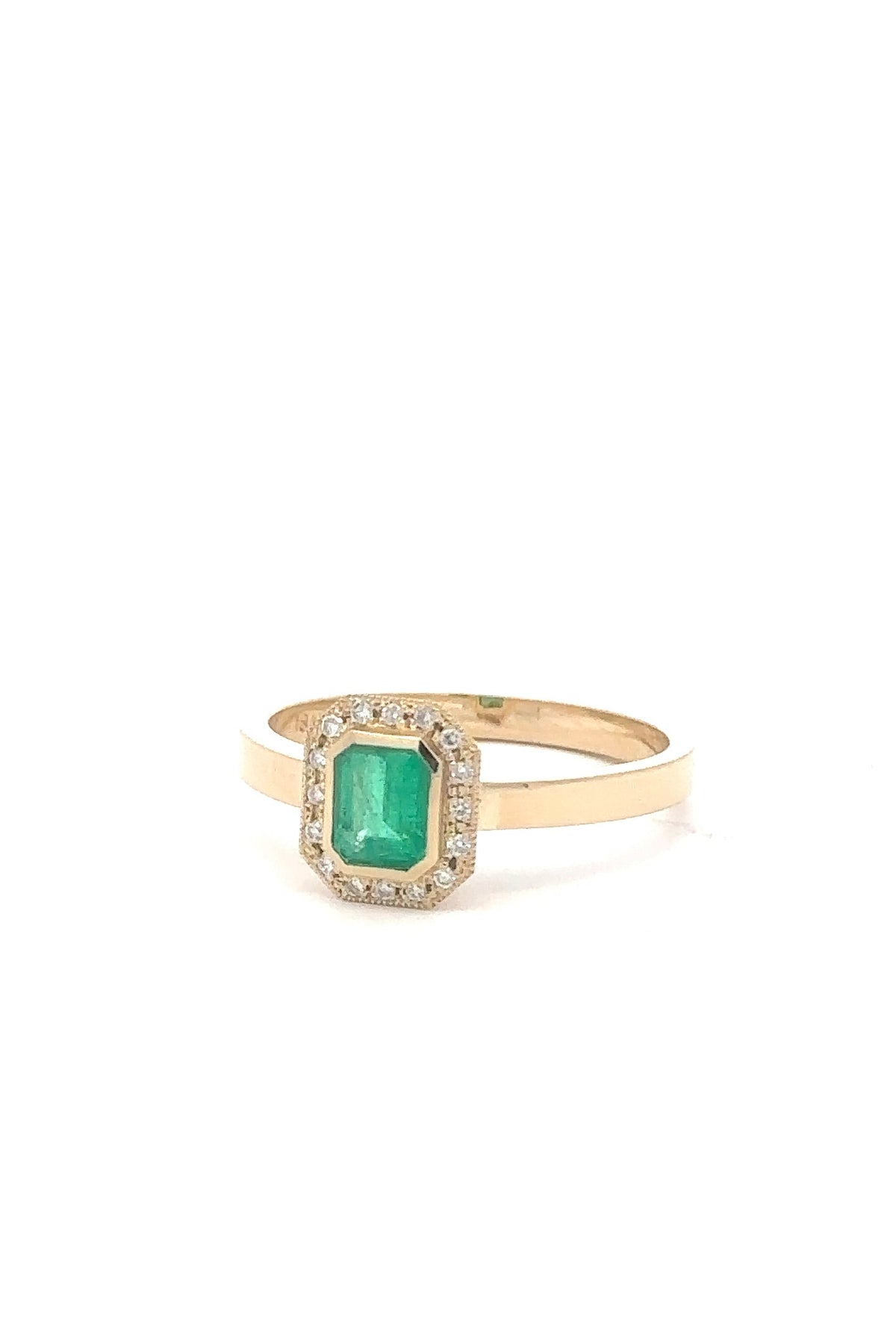 Anillo Esmeralda Halo