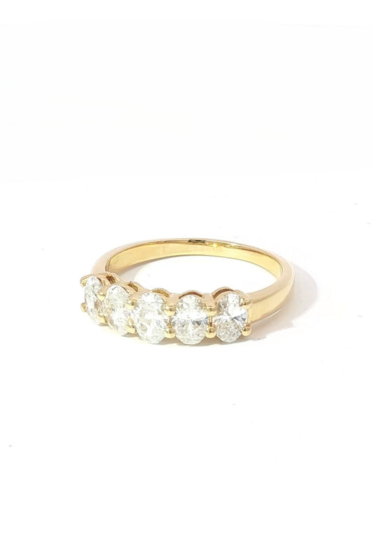 Anillo Quintillo Diamantes