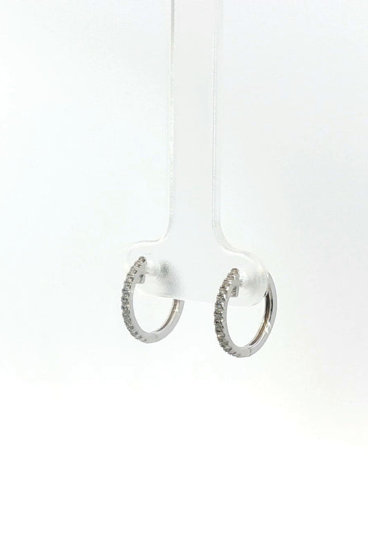 Aros Argollas de Diamantes 0.19ct