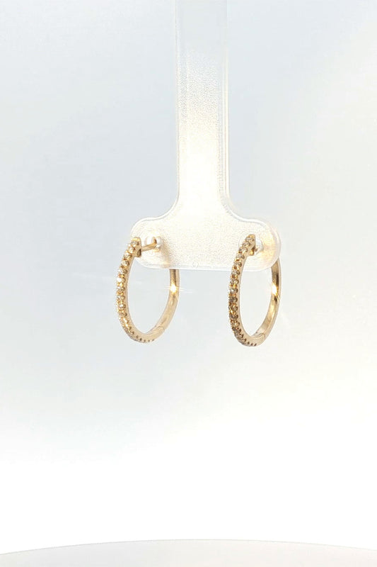 Aros Argollas Diamantes 0.25ct
