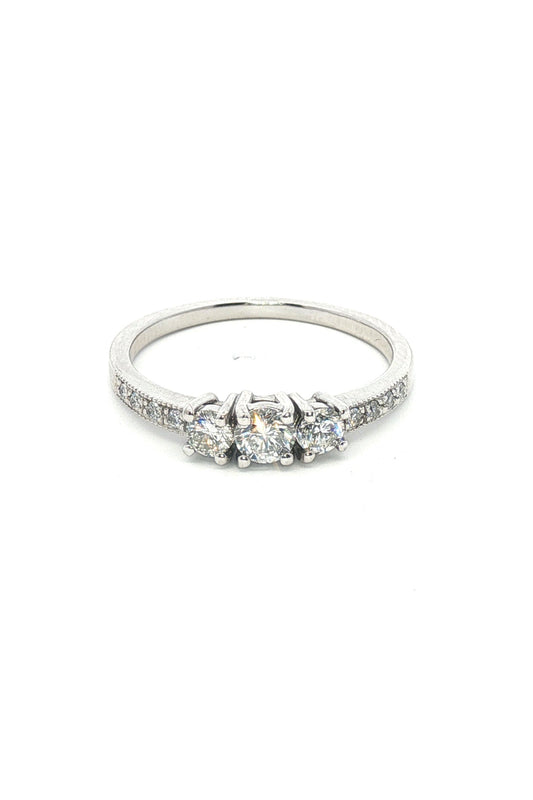 Anillo Tricillo Platino