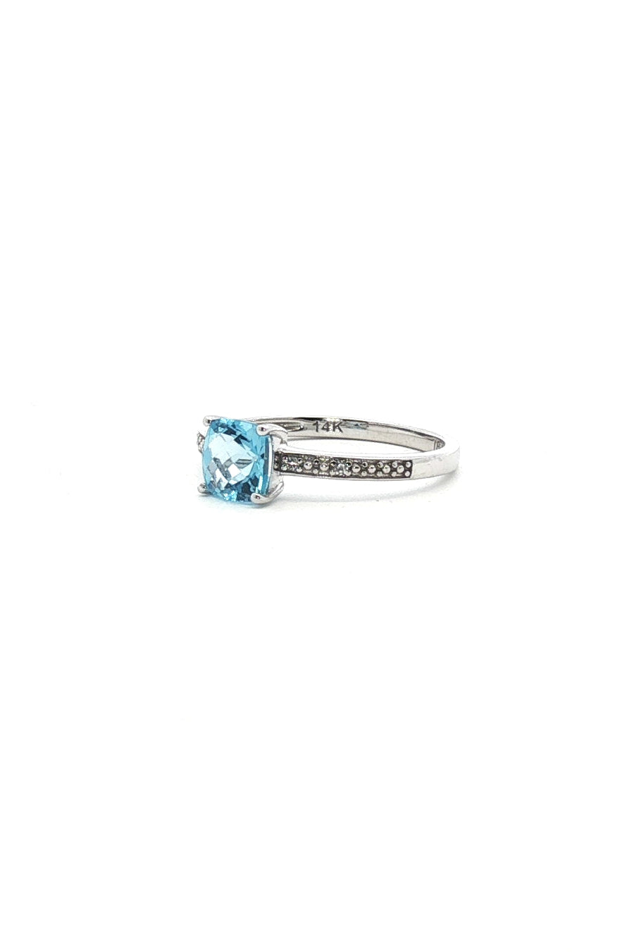 Anillo Topacio Azul