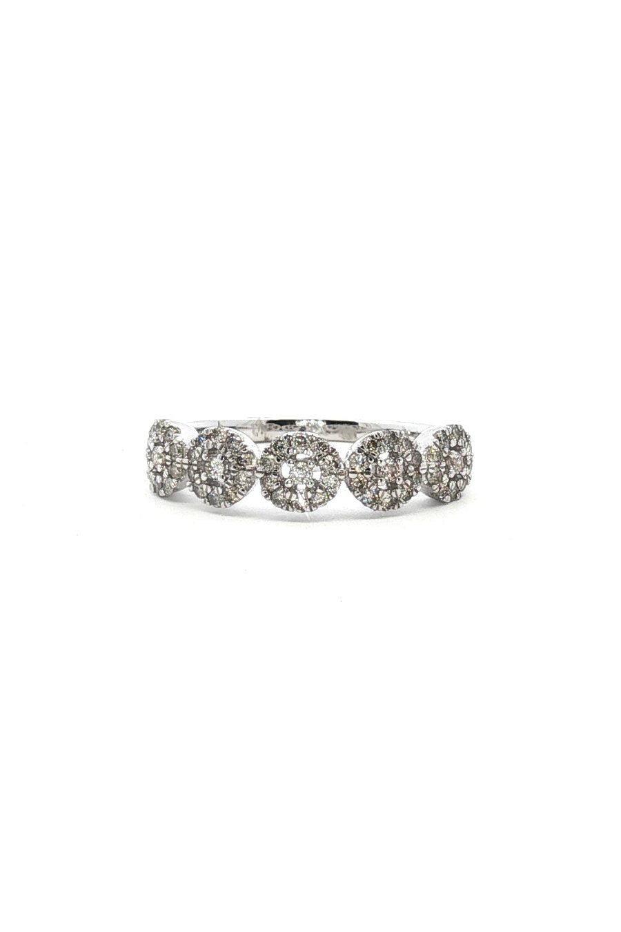 Anillo Quintillo Halo Diamantes