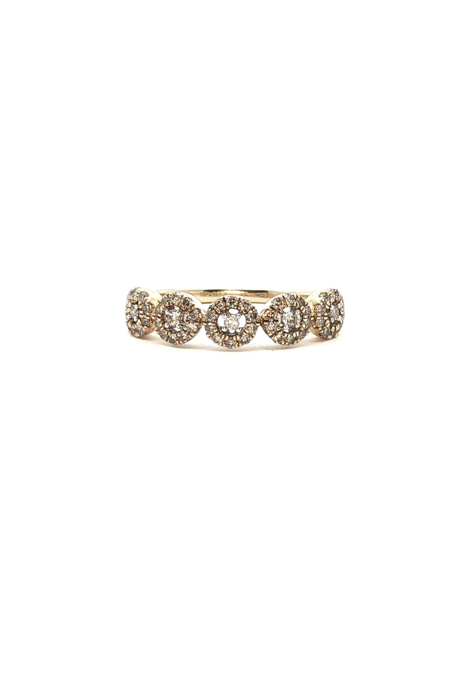 Anillo Quintillo Halo Diamantes