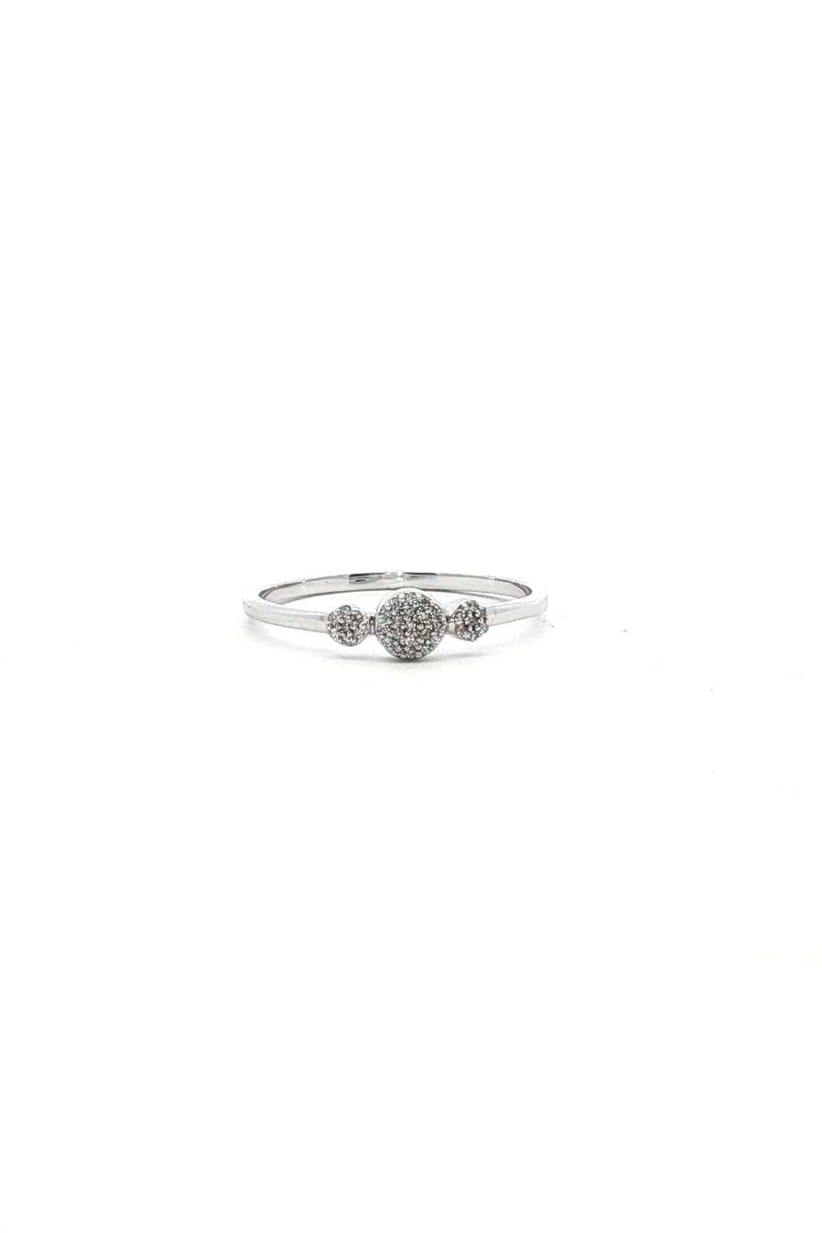 Anillo Tricillo Pavé Mini