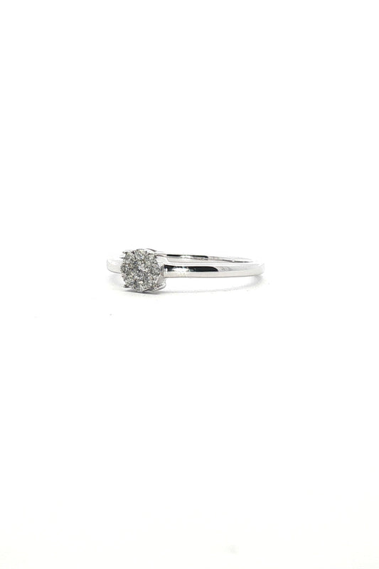 Anillo Cluster Diamantes