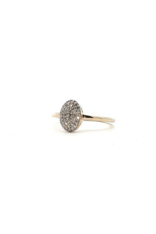 Anillo Oval Pavé Diamantes