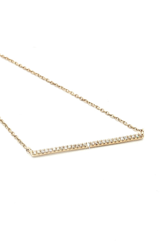 Collar Línea de Diamantes