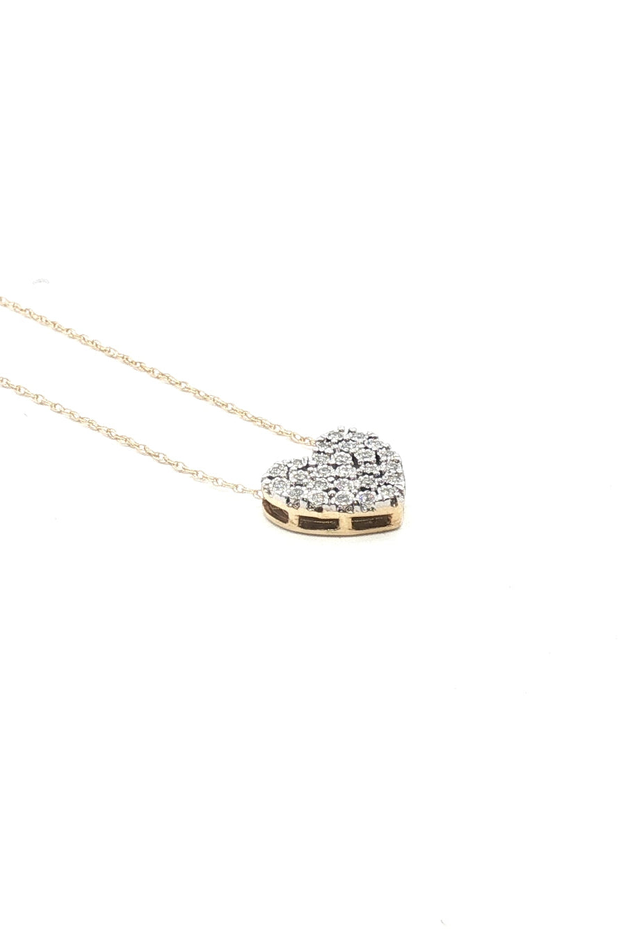 Collar Maxi Corazón Pavé Diamantes