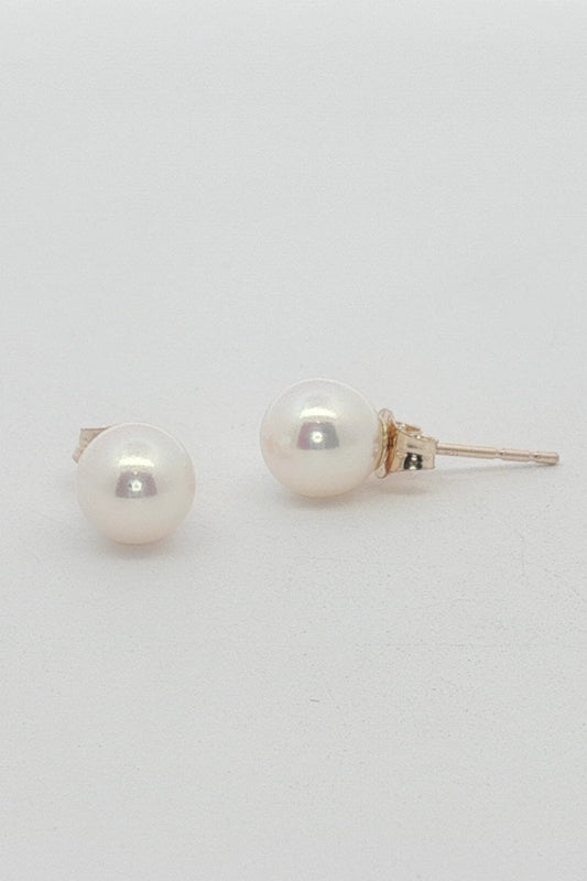 Aros Perla Natural 6mm