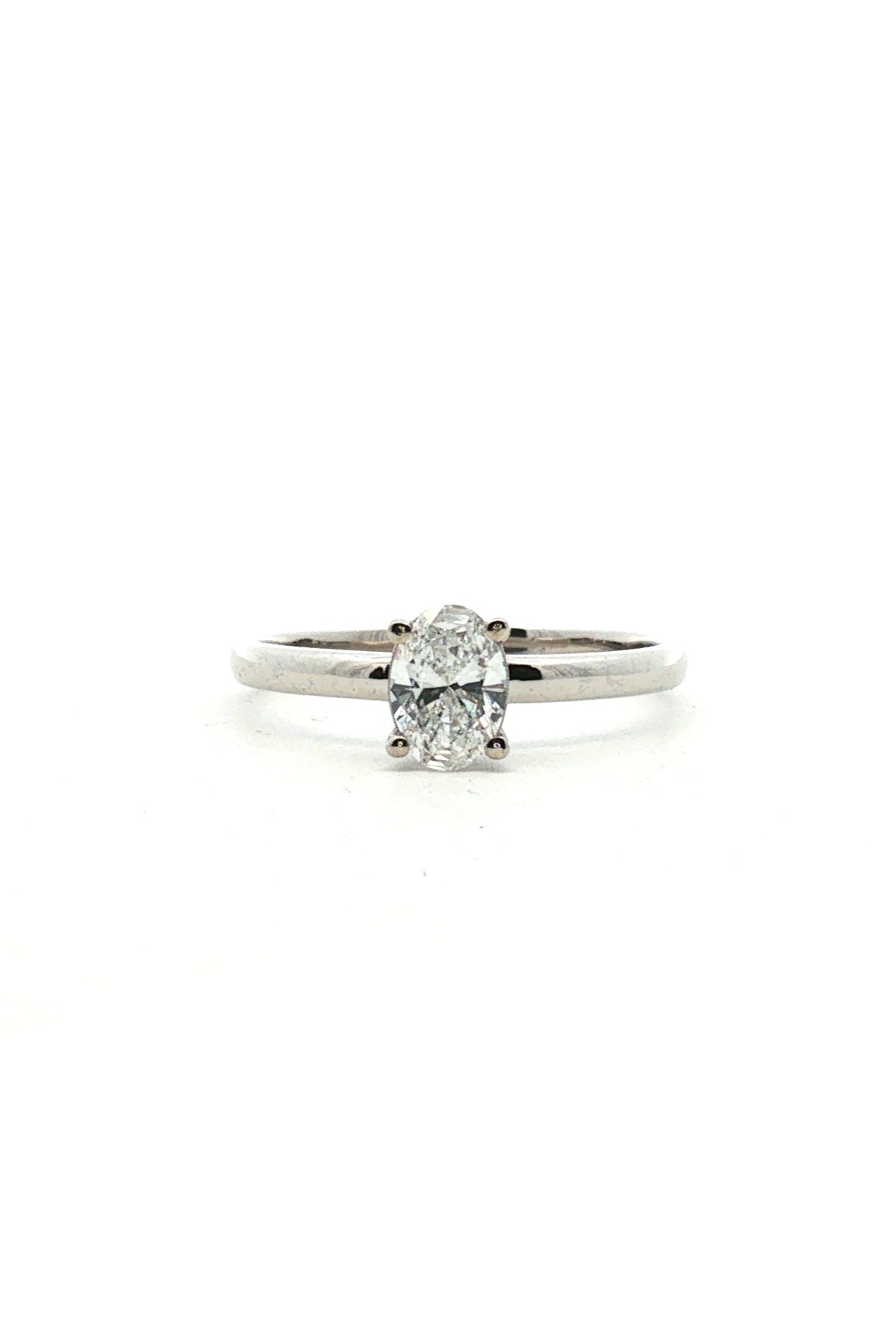 Anillo Solitario Oval 0.56ct