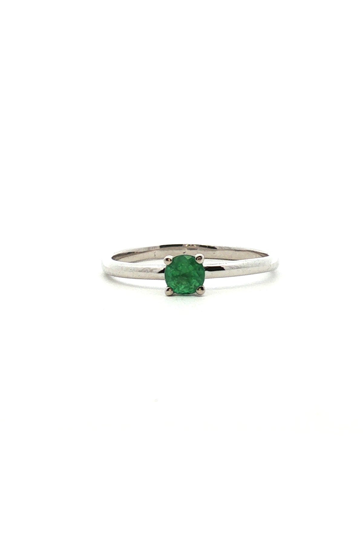 Anillo Solitario Esmeralda OB